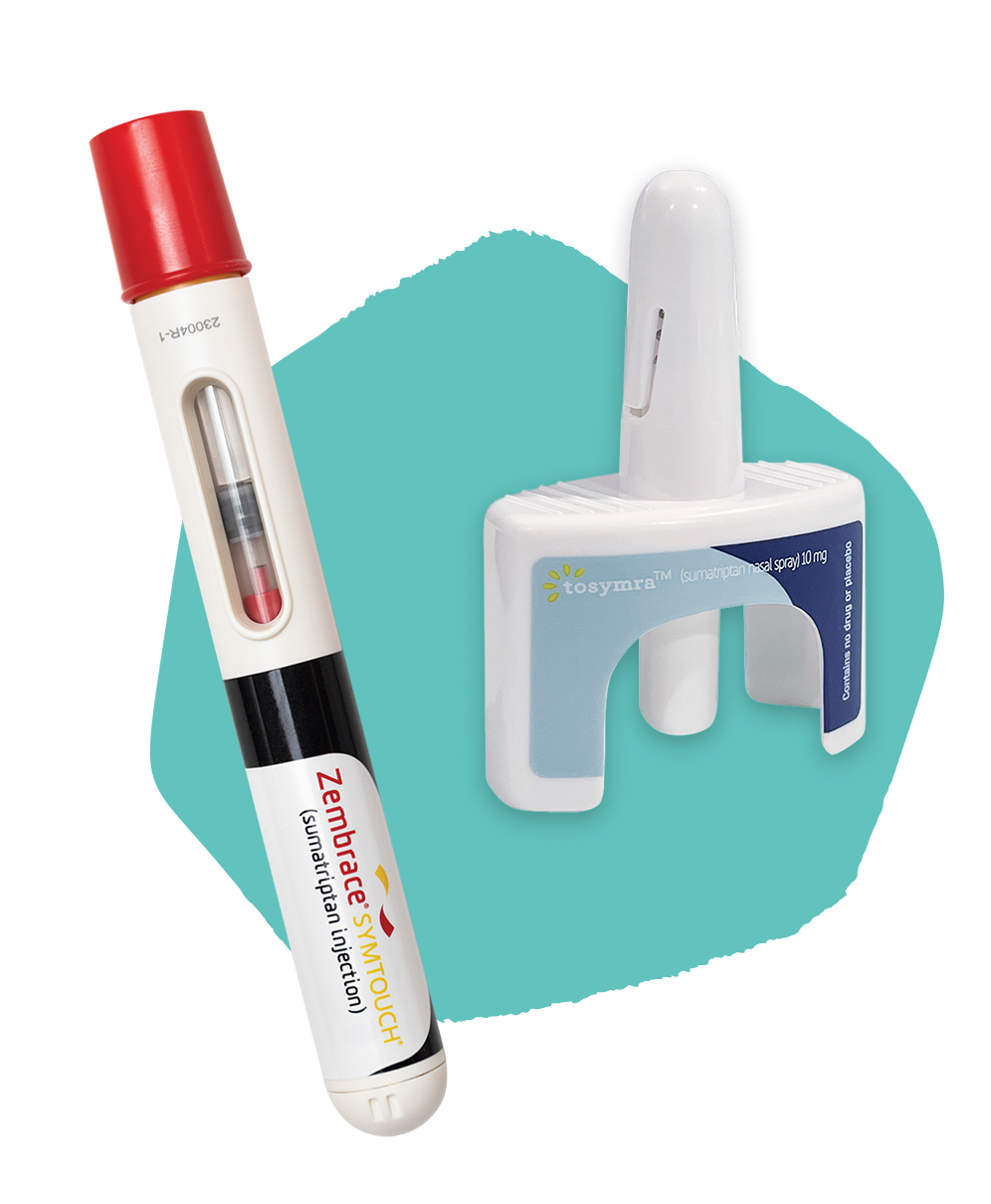 Image for ZEMBRACE SYMTOUCH (Sumatriptan Injection) 3 mg & TOSYMRA (Sumatriptan Nasal Spray) 10 mg